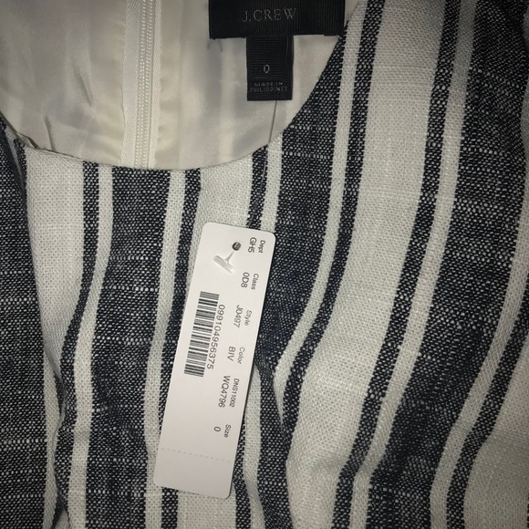 JCrew Tall Belted dress NWT red or black - Picture 6 of 8